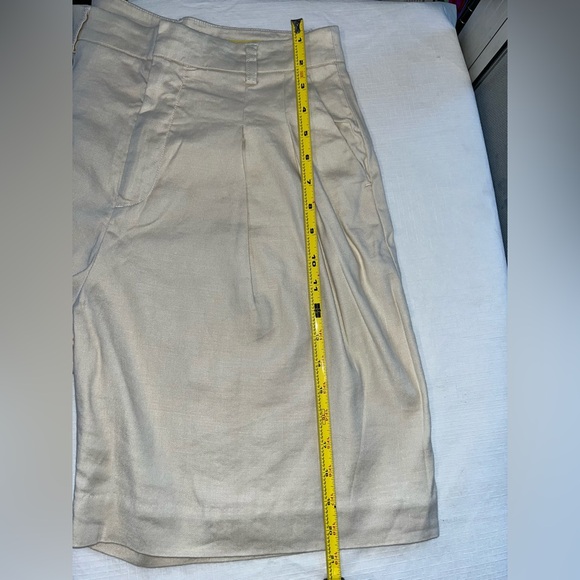 Maeve Anthropologie Avery Pleated Trousers Cream Women's - Picture 6 of 9